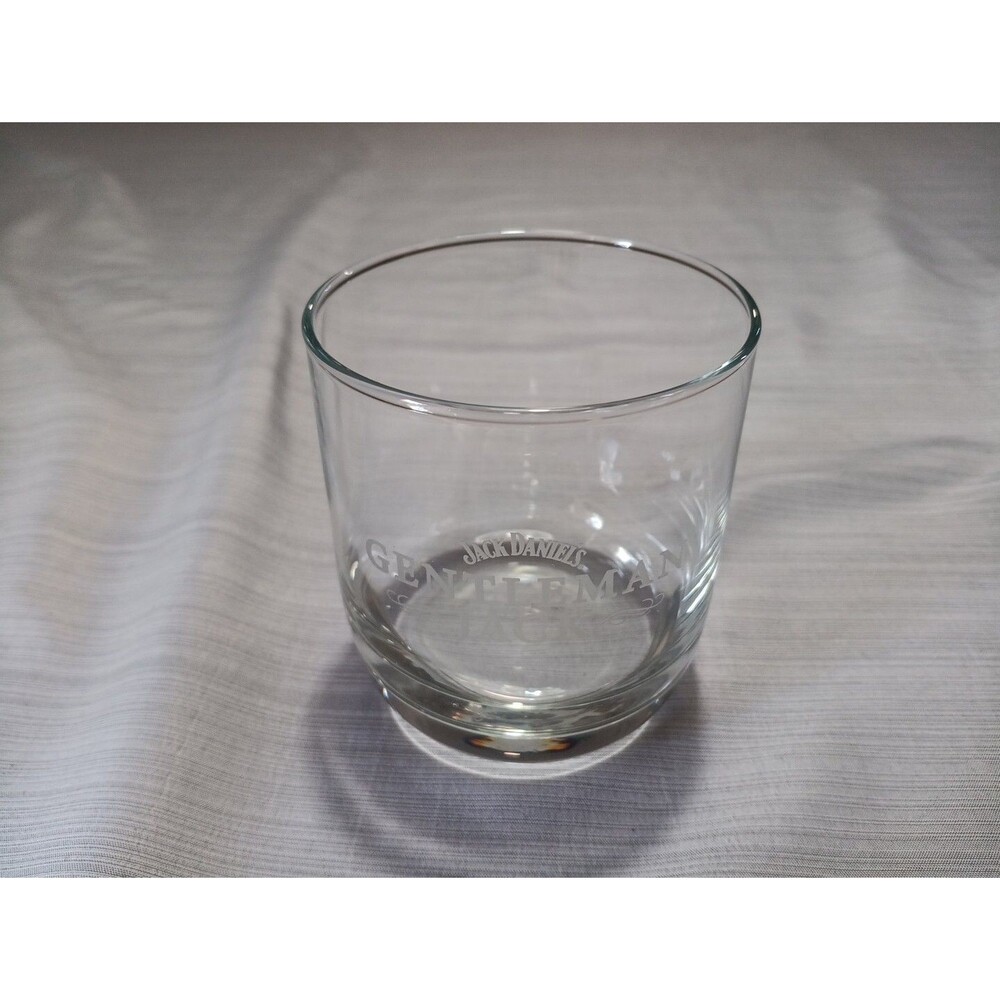 Jack Daniel's Gentleman Jack Whiskey Rocks Glass w/ Etched Logo - Jack Daniels